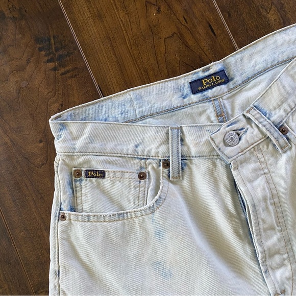 Polo By Ralph Lauren The Sprighton Boyfriend Short Denim Jean Shorts Size 25 - Picture 5 of 10